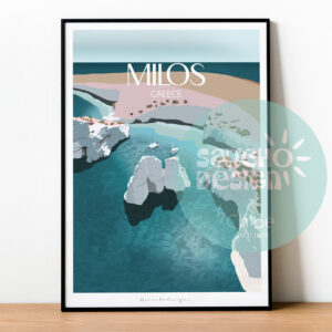 Affiche Milos - Grèce