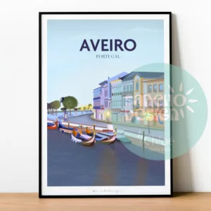 Affiche Aveiro - Portugal