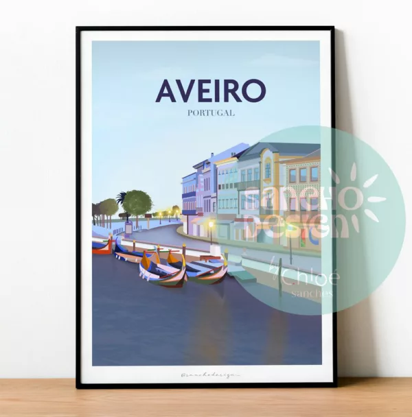 Affiche Aveiro - Portugal
