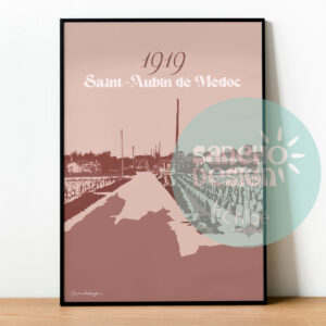 Affiche Saint-Aubin de Médoc - 1919