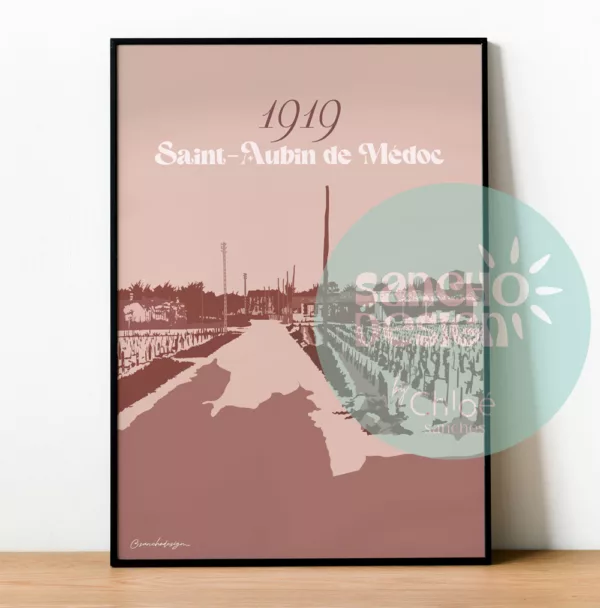 Affiche Saint-Aubin de Médoc - 1919