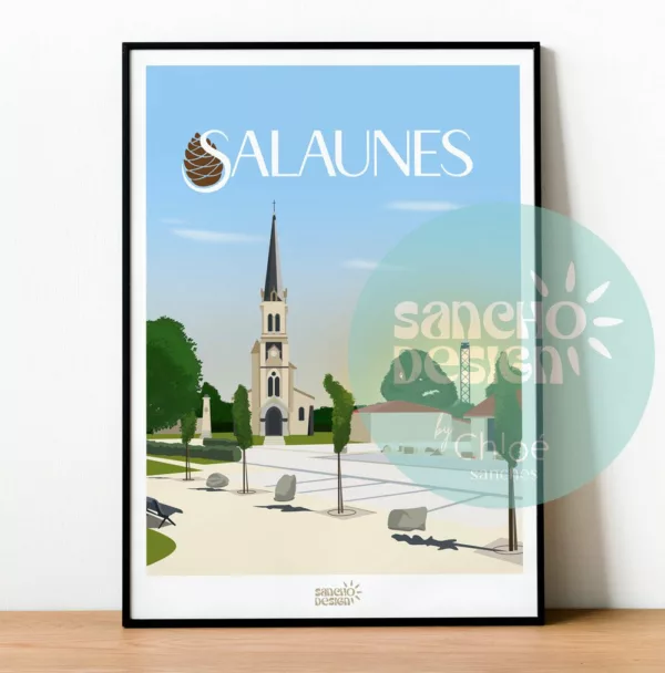 Affiche Salaunes - Médoc