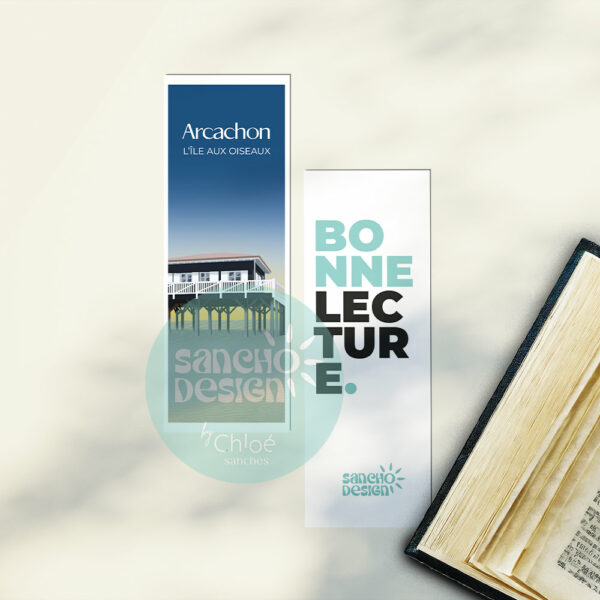 Marque-page Arcachon - Les Cabanes Tchanquées