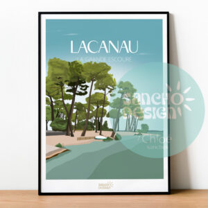 Affiche Lacanau - La Grande Escoure