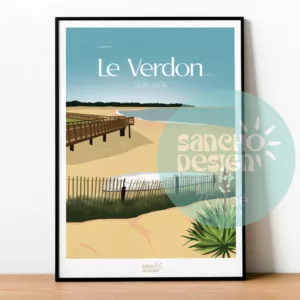 Affiche Le Verdon-sur-mer - La Chambrette