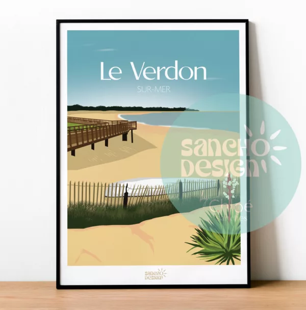 Affiche Le Verdon-sur-mer - La Chambrette