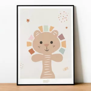 Affiche doudou minimaliste